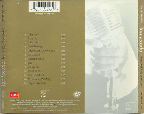 Jon Secada - Heart, Soul & a Voice CD Import