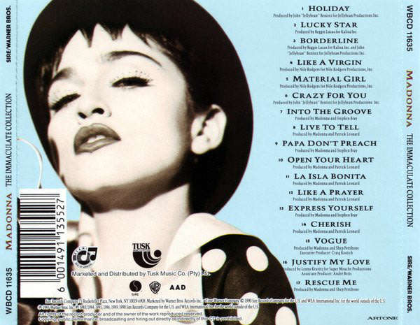 Madonna - Immaculate Collection CD