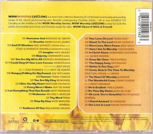 Wow Worship Yellow - Various Double CD