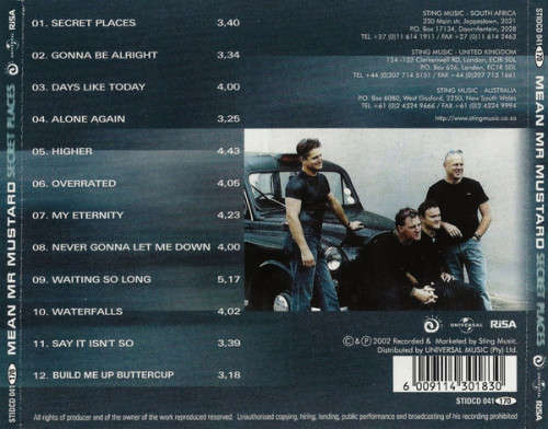 Mean Mr Mustard - Secret Places CD