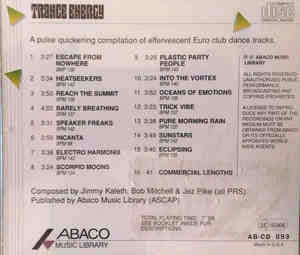 Jimmy Kaleth, Bob Mitchell, Jez Pike - Trance Energy CD Import