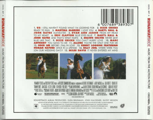 Runaway Bride - Soundtrack CD
