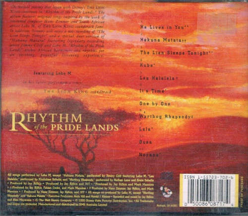 Lebo M - Rhythm of the Pride Lands / Lion King CD Import Soundtrack