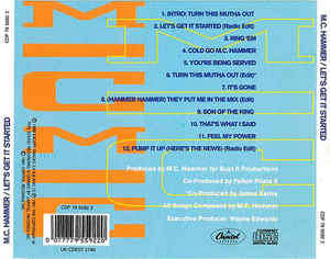 MC Hammer - Let`s Get It Started CD Import