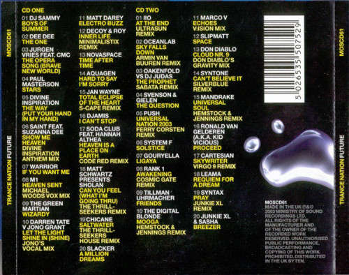 Various - Trance Nation Future Double CD Import