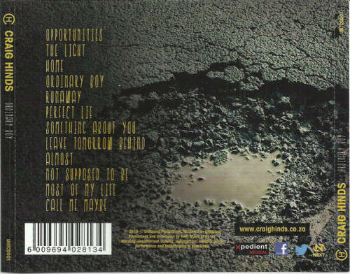 Craig Hinds - Ordinary Boy CD