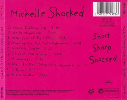 Michelle Shocked - Short Sharp Shocked CD