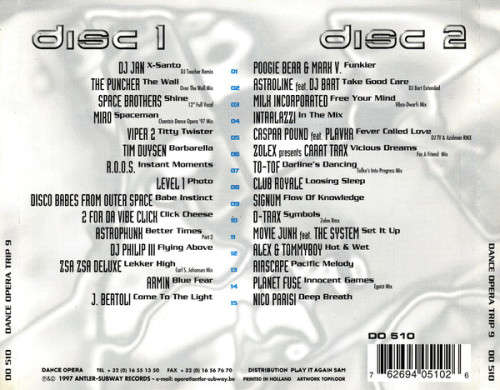 Various - Dance Opera Trip Double CD Import