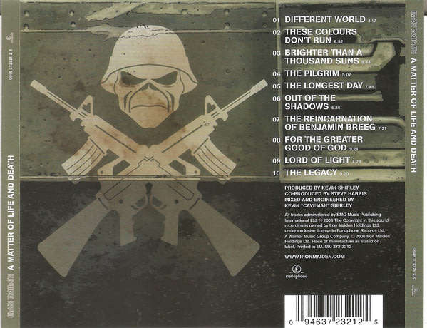 Iron Maiden - A Matter of Life and Death CD Import