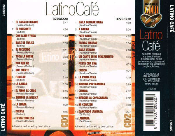 Los Latinos - Latino Café Double CD Import