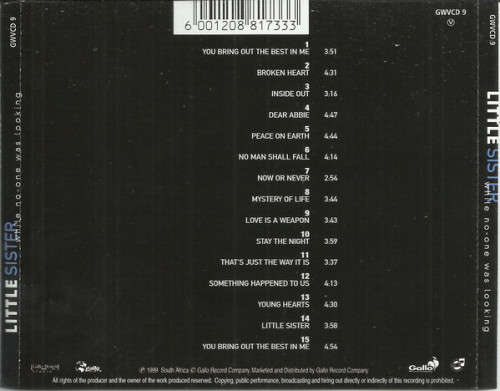 Little Sister - While No-One Was Looking (Greatest Hits) CD