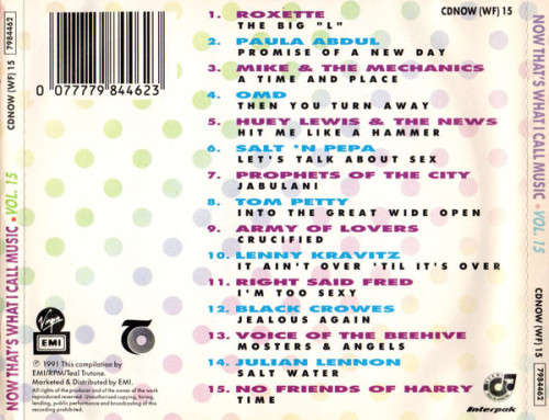 Various - Now That`s What I Call Music 15 CD Rare