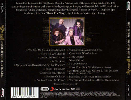 Dead Or Alive - That`s the Way I Like It: Best of CD