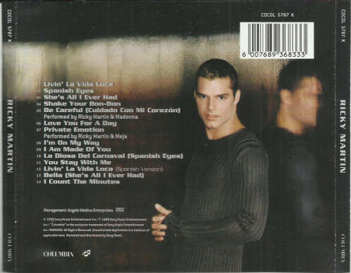 Ricky Martin - Ricky Martin CD