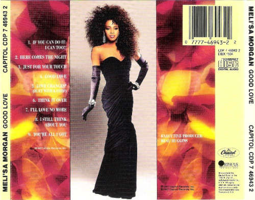 Meli`sa Morgan - Good Love CD Import