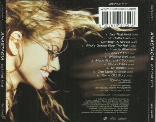Anastacia - Not That Kind CD