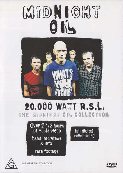 Midnight Oil - 20,000 Watt R.S.L. Collection DVD Import