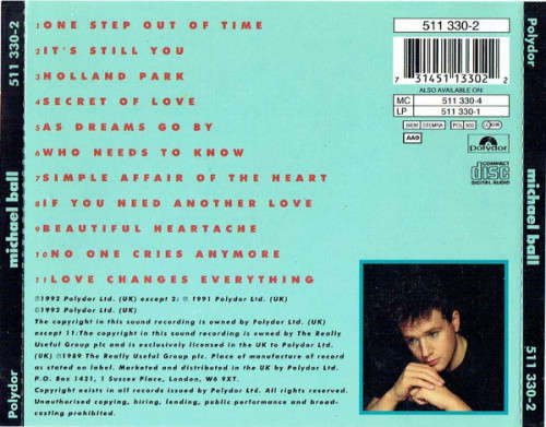 Michael Ball - Michael Ball CD Import