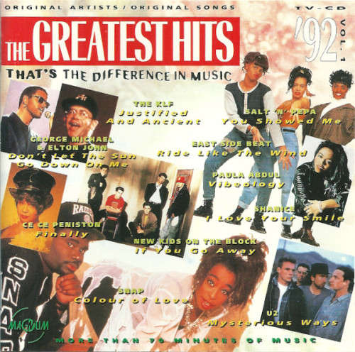 Various - Greatest Hits `92 - Vol. 1 CD Import