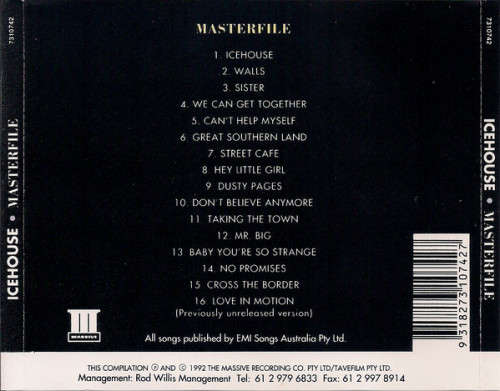 Icehouse - Masterfile CD Import (Best of)