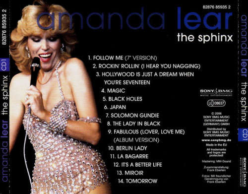 Amanda Lear - The Sphinx (Das Beste Aus Den Jahren 1976 - 1983) 3x CD Set Import