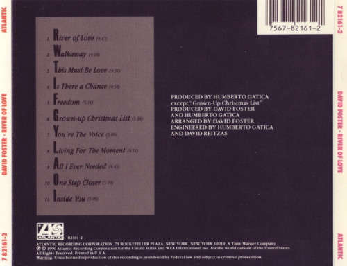 David Foster - River of Love CD Import