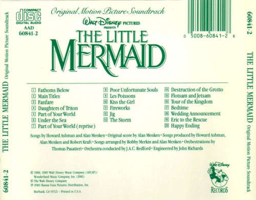 Soundtrack - The Little Mermaid CD Import