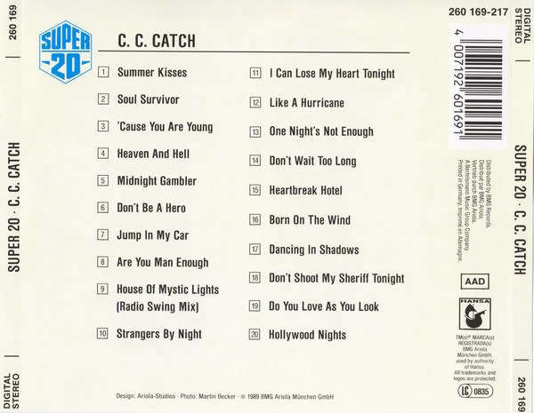 C.C. Catch - Super 20 CD Import 1 RAS 1