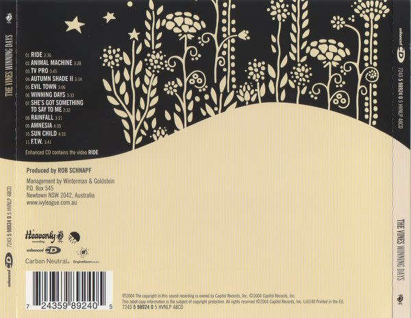 Vines - Winning Days CD Import