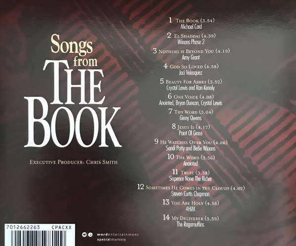 Various - Songs From the Book CD Import