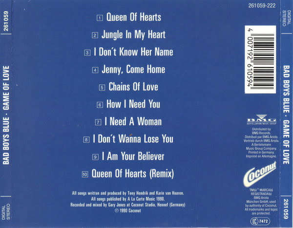 Bad Boys Blue - Game of Love CD Import