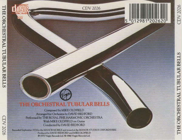 Royal Philharmonic Orchestra & Mike Oldfield Conducted By David Bedford - Orchestral Tub CD Import