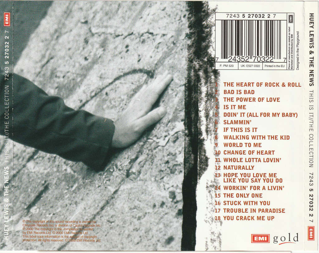 Huey Lewis & the News - This Is It - Collection CD Import