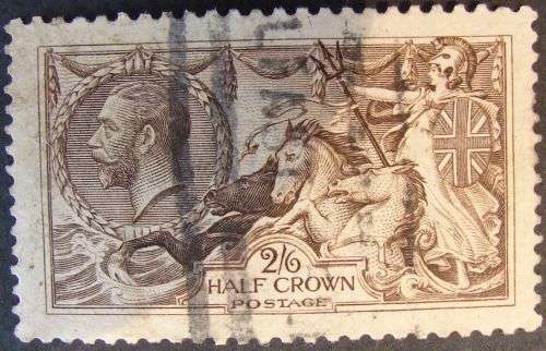 KGV seahorse 2/6 1913 Waterloo CV R700