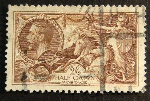 1934 2/6 SEAHORSE BRADBURY WILINSON FINE USED CVR500