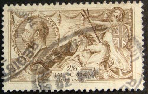 1915-18 2/6 SEAHORSE GOOD USED CVR1000