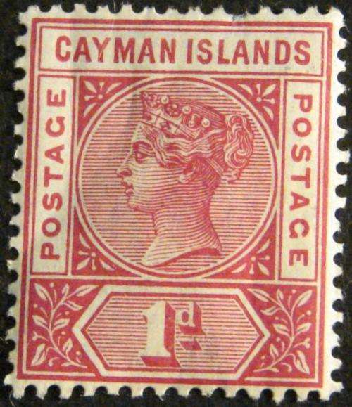 SUPERB MINT QUEEN VICTORIA CAYMAN ISLANDS 1D