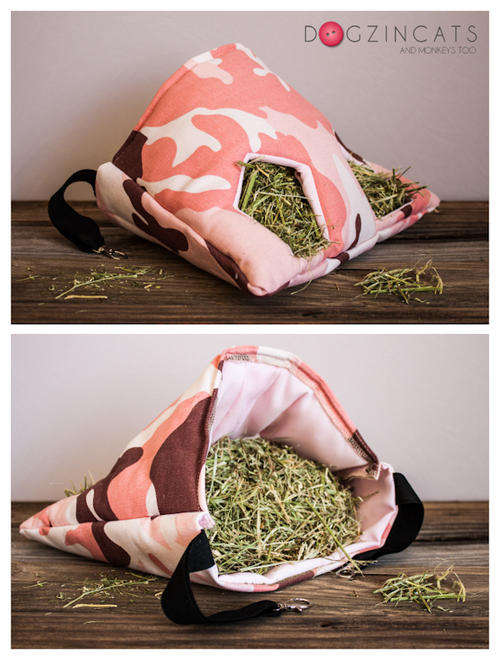 Hay basket for your guinea pigs, chinchillas and other small critters