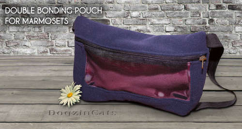 Large Bonding Pouch for your Marmoset Monkeys and sugar gliders