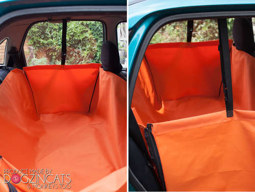 Pet car seat protector with sides