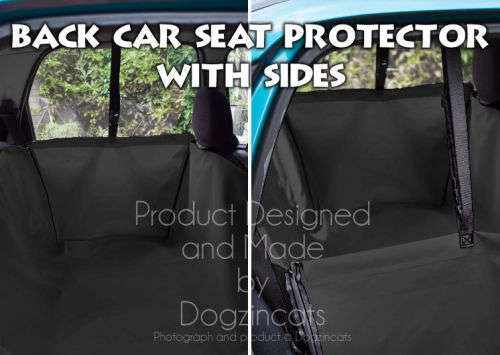 Pet car seat protector with sides
