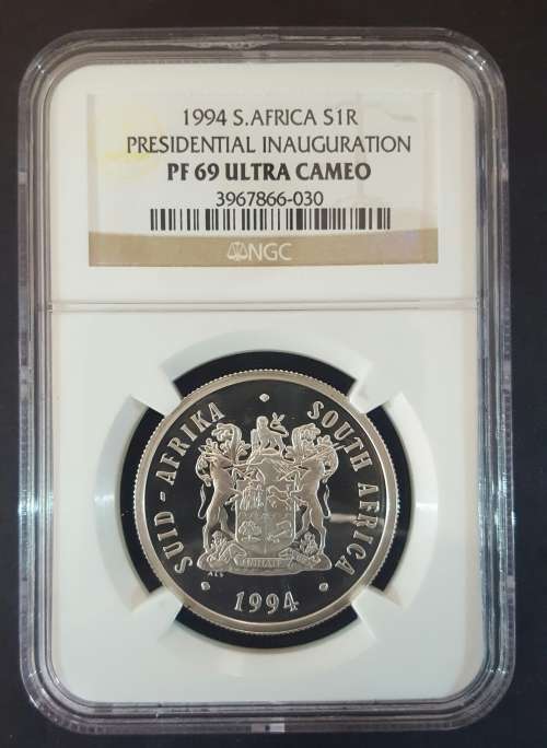 1994 RSA R1 Presidential Inauguration PF69 Ultra Cameo