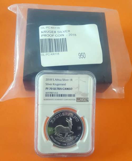 2018 Silver Krugerrand NGC PF70 ULTRA CAMEO - (Perfect)