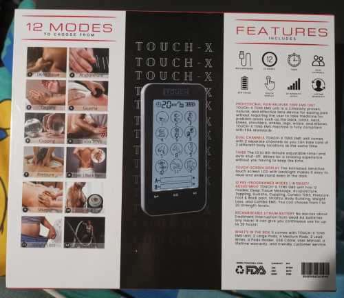 Pain relief massager TOUCH-X +Foot Reflexology Slippers