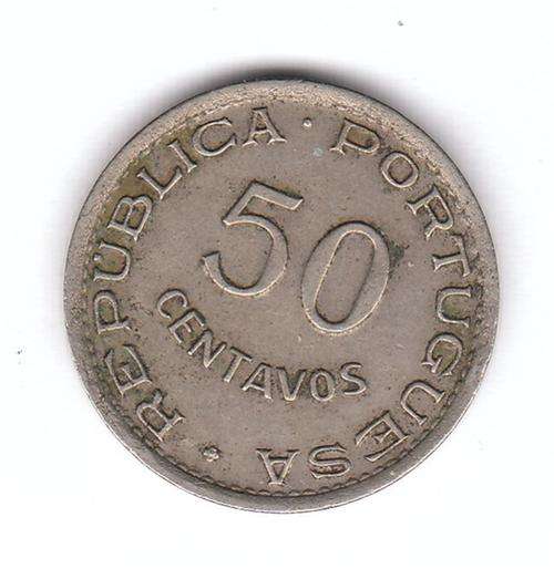 #1948 REPUBLICA PORTUGESA COLONIA ANGOLA 50 CENTAVOS# CRAzy R1