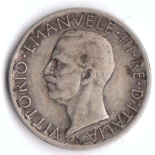 ***SILVER 1927 ITALIAN 5 LIRE**** VITTORIO EMANUELE 111