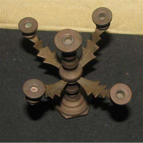 **UNIQUE VINTAGE TREASURE** SOLID BRASS INCENSE/CANDLE STICK HOLDER