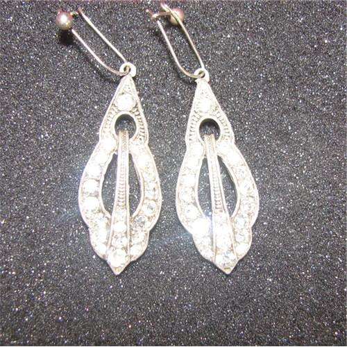 EXQUISITE & AUTHENTIC VINTAGE SILVER EARINGS