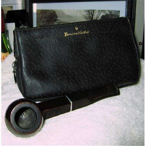 Dr.MCNABS SELECTED BRIAR SMOKERS PIPE & LEATHER TOBACCO POUCH - SUPERB!
