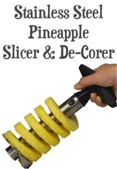 New Metallic Pineapple corer- slicer...a must have for any kitchen